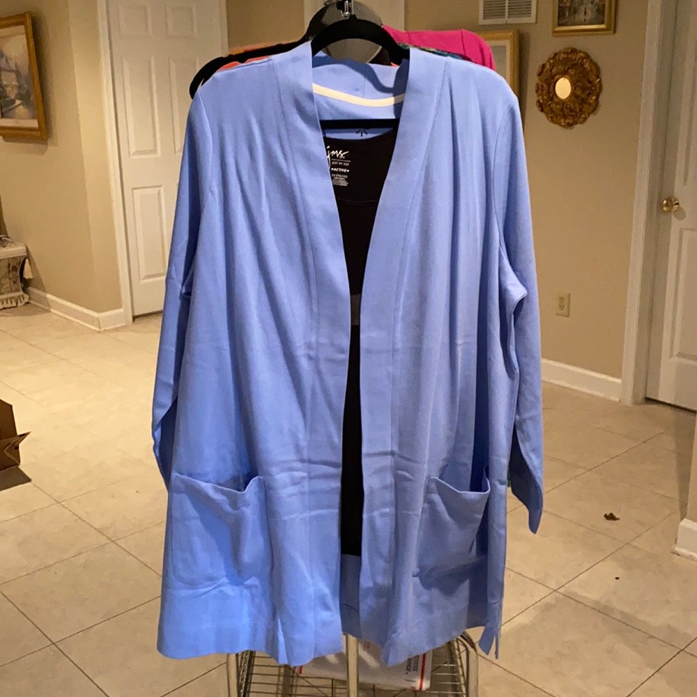 Isaac mizarahi 2x NWOT knit cardigan L3